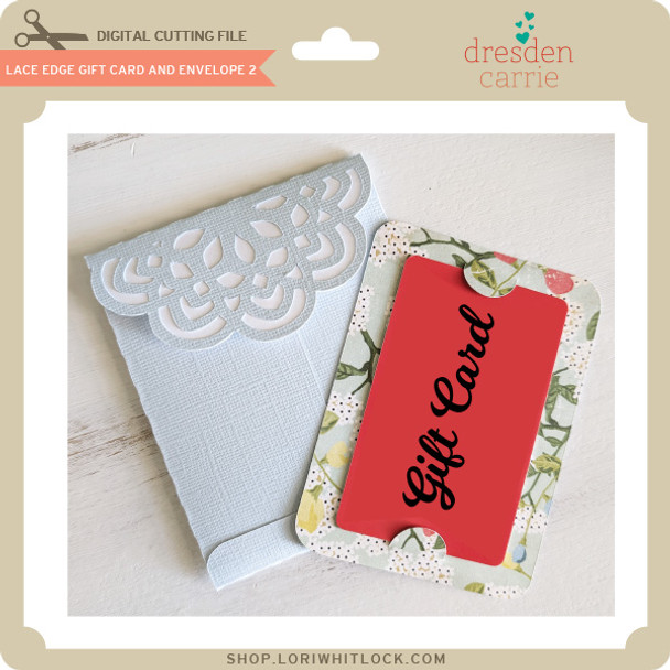 Lace Edge Gift Card and Envelope 2