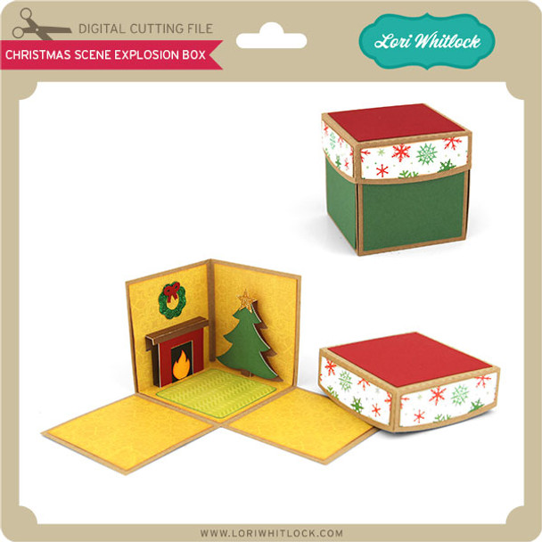 Christmas Scene Explosion Box