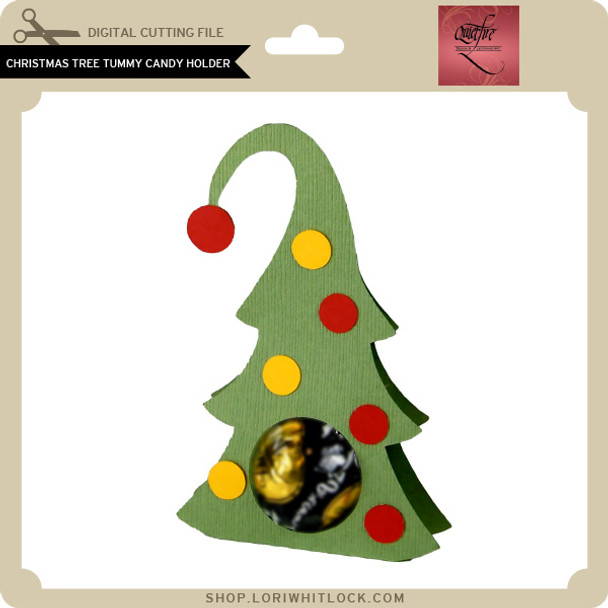 Christmas Tree Tummy Candy Holder