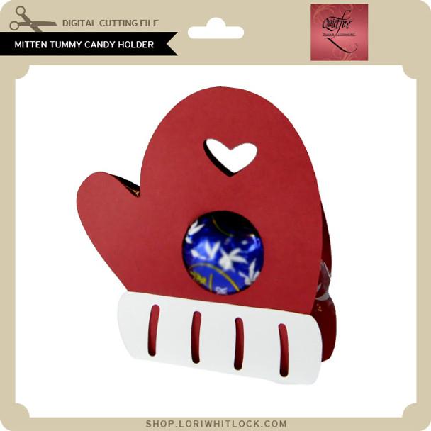 Mitten Tummy Candy Holder