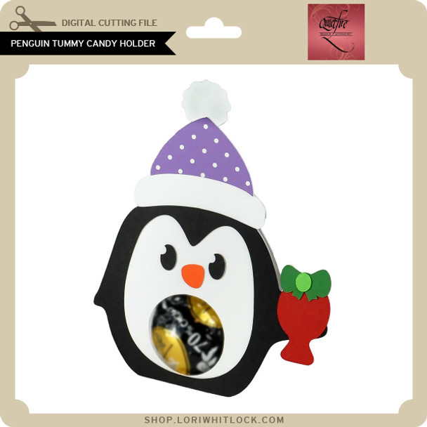 Penguin Tummy Candy Holder