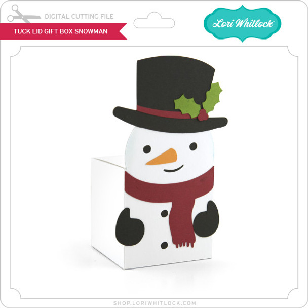Tuck Lid Gift Box Snowman