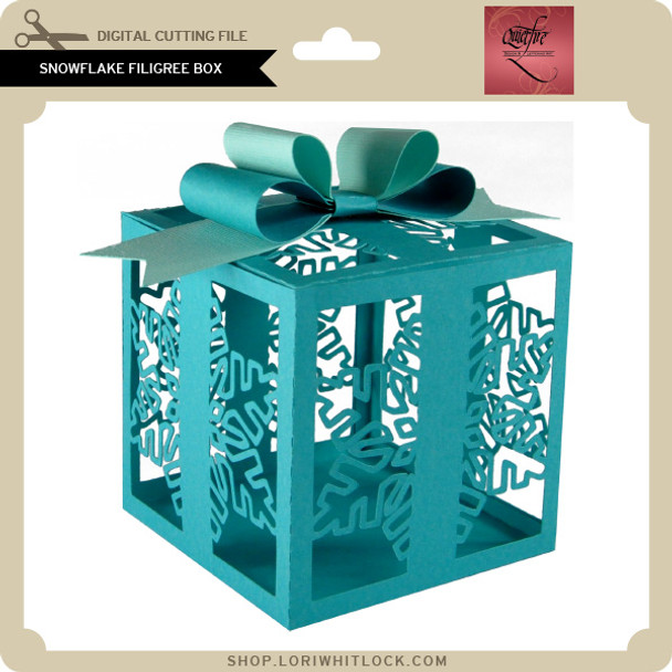 Snowflake Filigree Box