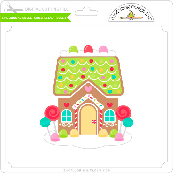 Gingerbread Kisses - Gingerbread House 3