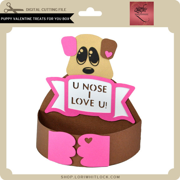 Puppy Valentine Treats for You Box