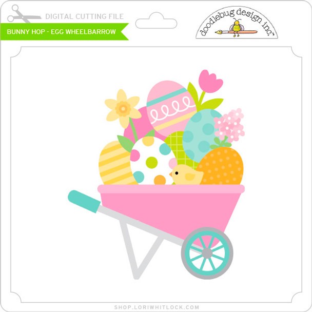 Bunny Hop - Egg Wheelbarrow