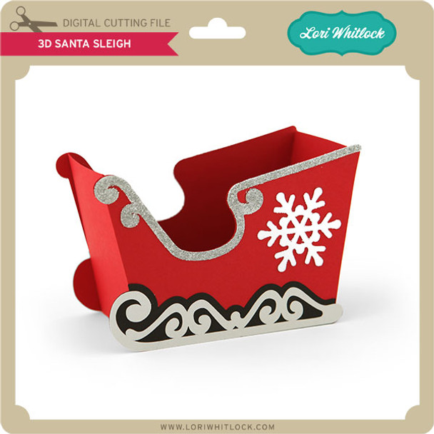 3D Santa Sleigh