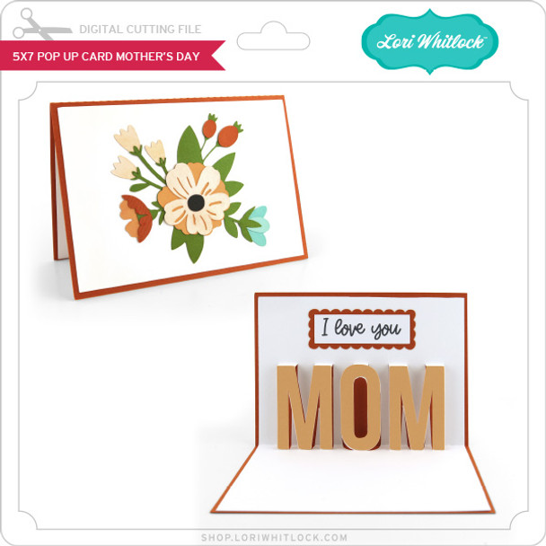 5X7 Pop Up Card Mother's Day