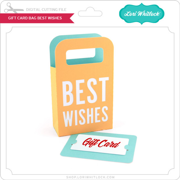 Gift Card Bag Best Wishes