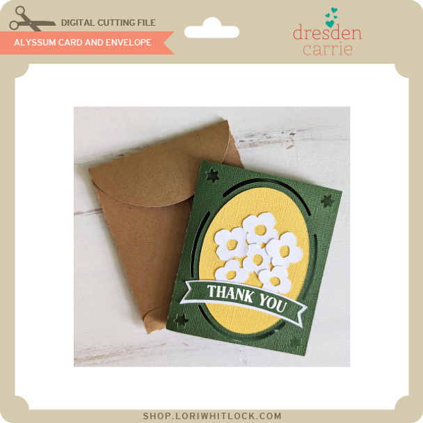 Alyssum Card and Envelope