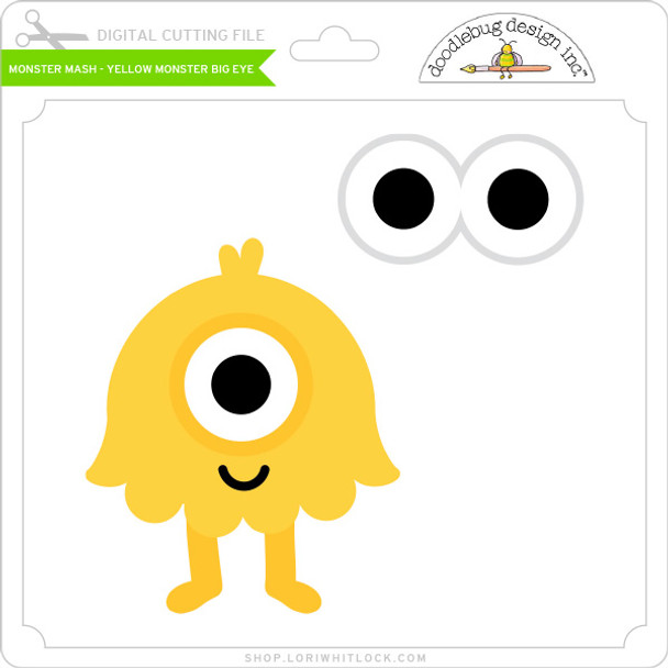 Monster Mash - Yellow Monster Big Eyes