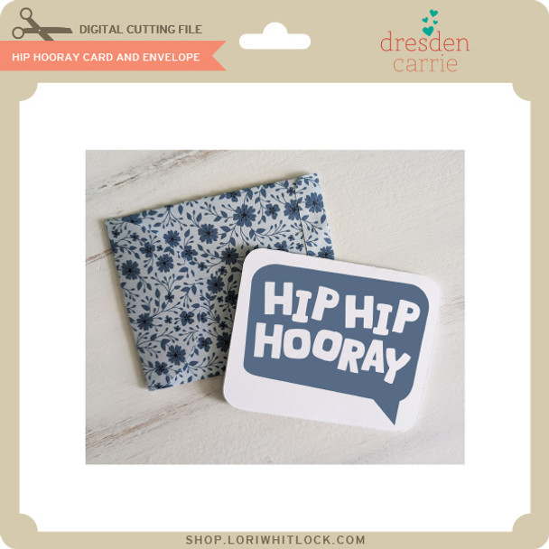 Hip Hooray Card and Envelope