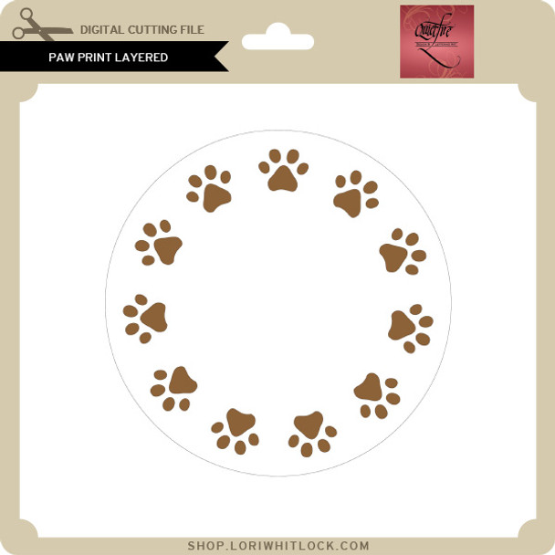 Paw Print Layered Wreath