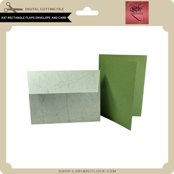 5x7 Rectangle Flaps Envelope and Card