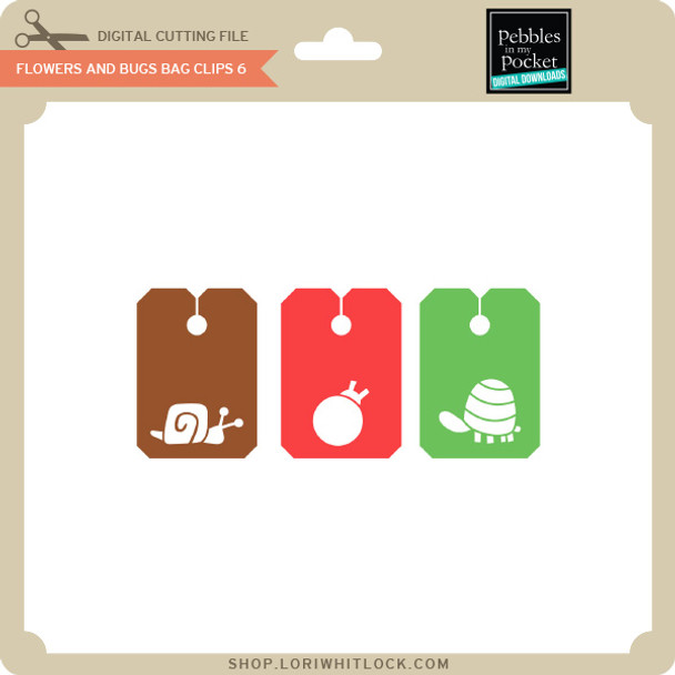Flowers And Bugs Bag Clips 6