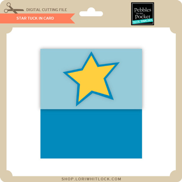 Star Tuck In Card