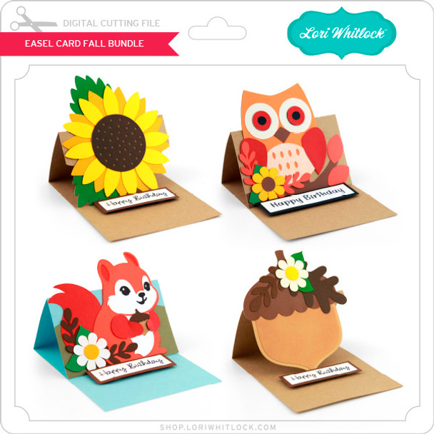 Easel Card Fall Bundle