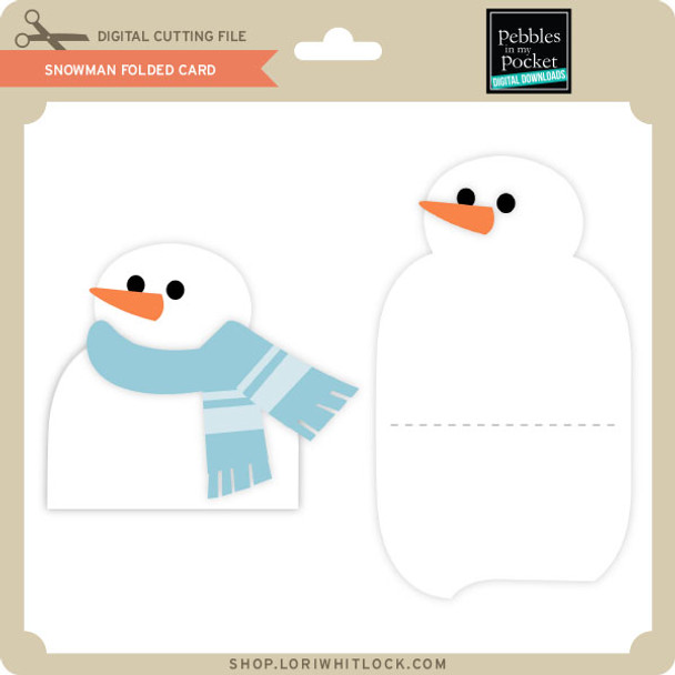 Snowman Folded Card