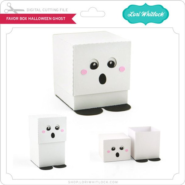 Favor Box Halloween Ghost