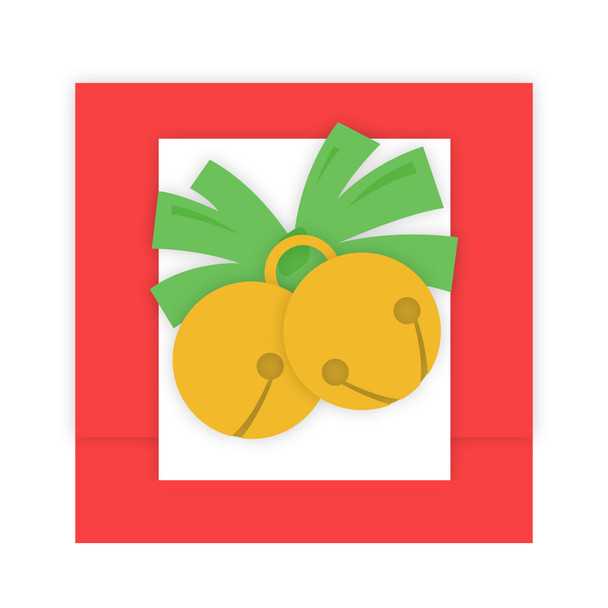 Christmas Bells Tuck In Card