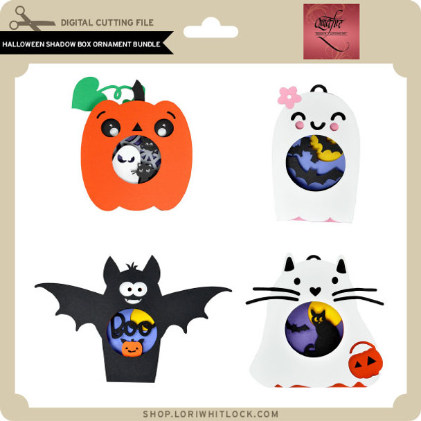 Halloween Shadow Box Ornament Bundle