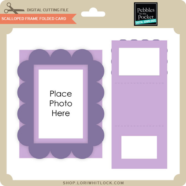 Scallop Frame Folded Card