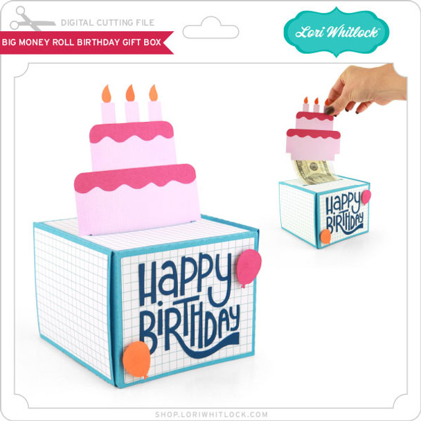 Big Money Roll Birthday Gift Box