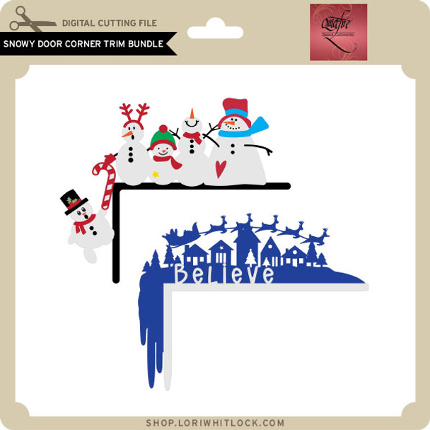 Snowy Door Corner Trim Bundle