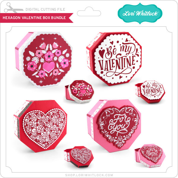 Hexagon Valentine Box Bundle