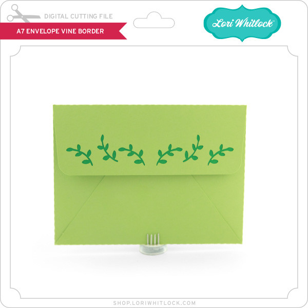 A7 Envelope Vine Border
