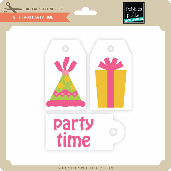 Gift Tags Party Time