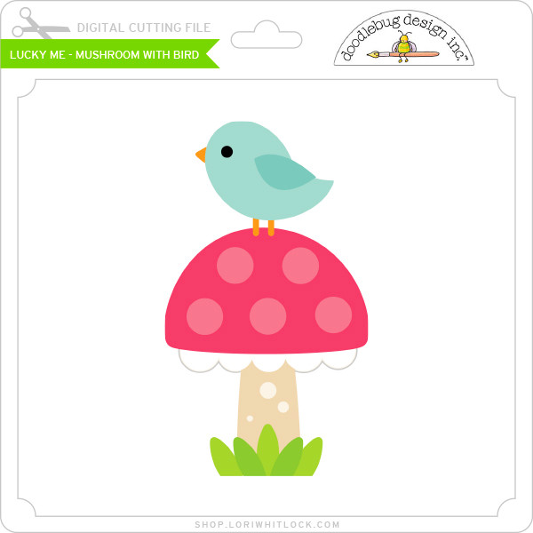 Lucky Me - Mushroom with Bird