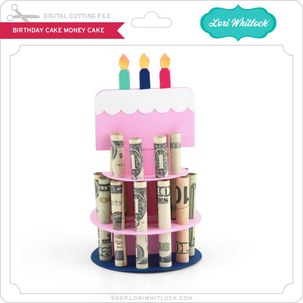 Birthday Cake Money Cake