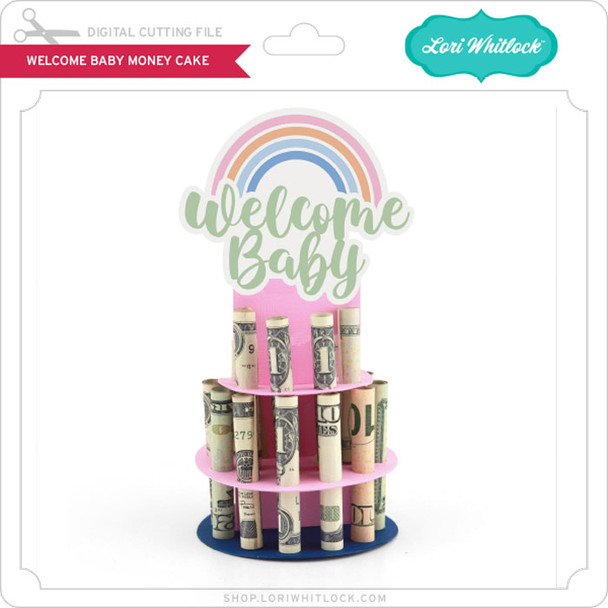 Welcome Baby Money Cake