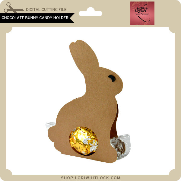 Chocolate Bunny Candy Holder