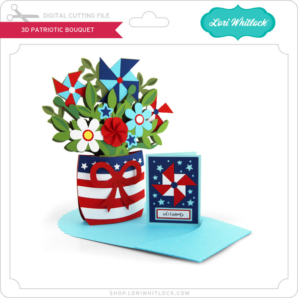 3D Patriotic Bouquet