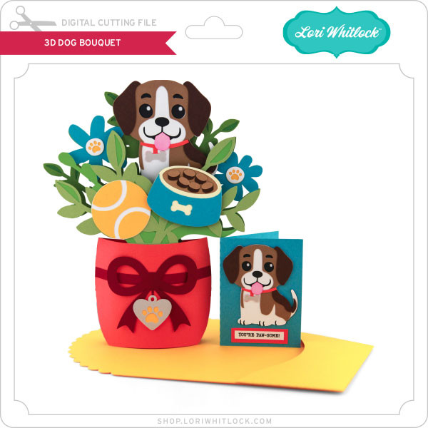 3D Dog Bouquet