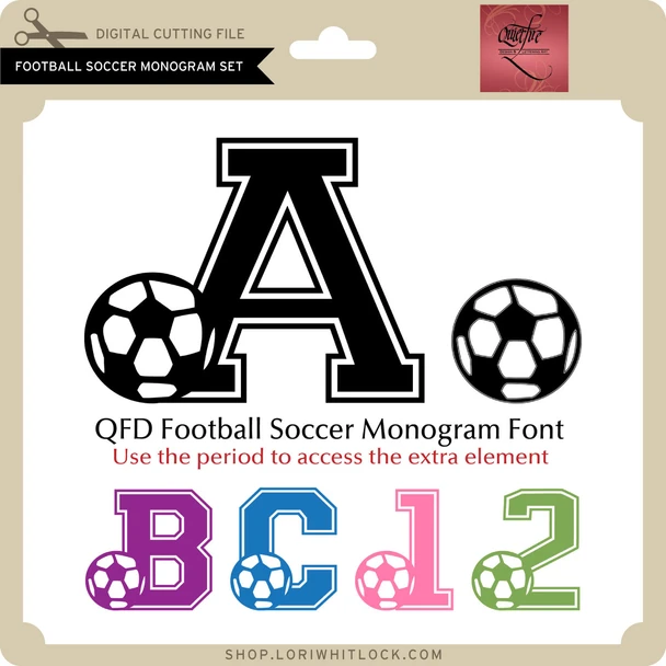 Football Soccer Monogram