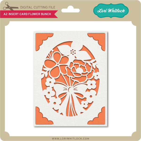  A2 Insert Card Flower Bunch Freebie