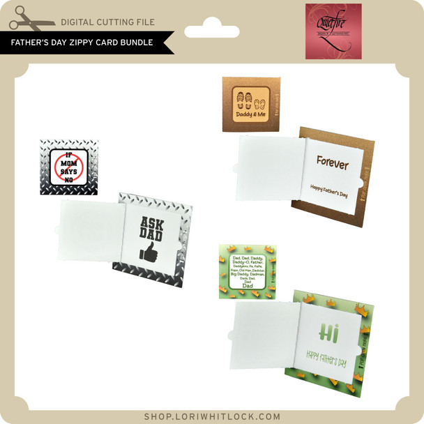 Father's Day Zippy Card Bundle