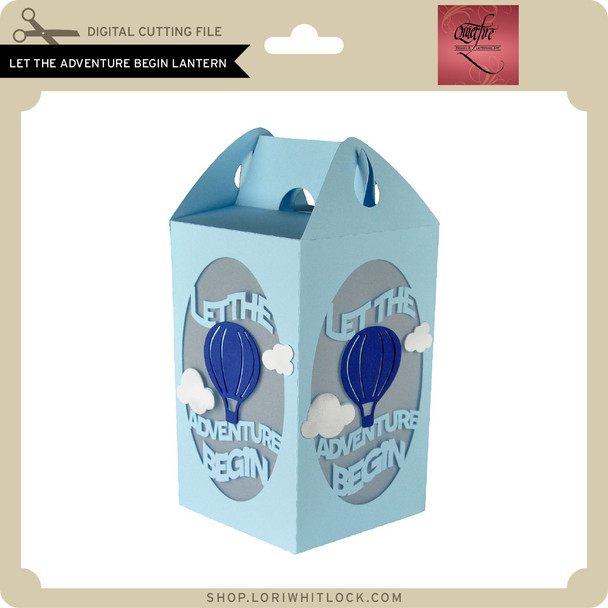 Let The Adventure Begin Lantern