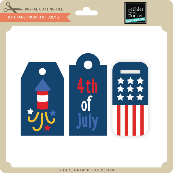 Gift Tags Fourth Of July 2