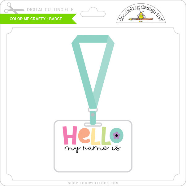 Color Me Crafty - Badge