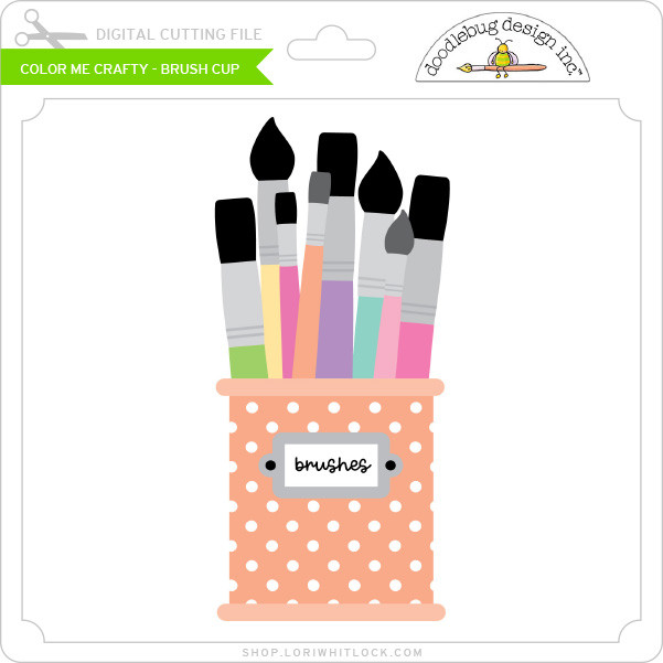 Color Me Crafty - Brush Cup