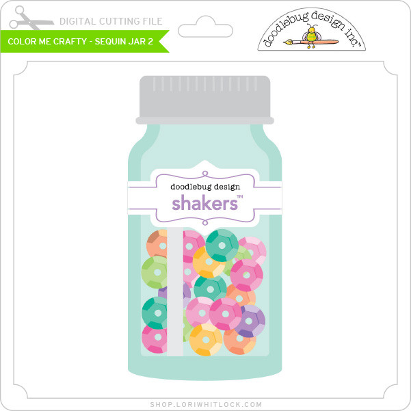 Color Me Crafty - Sequin Jar #2