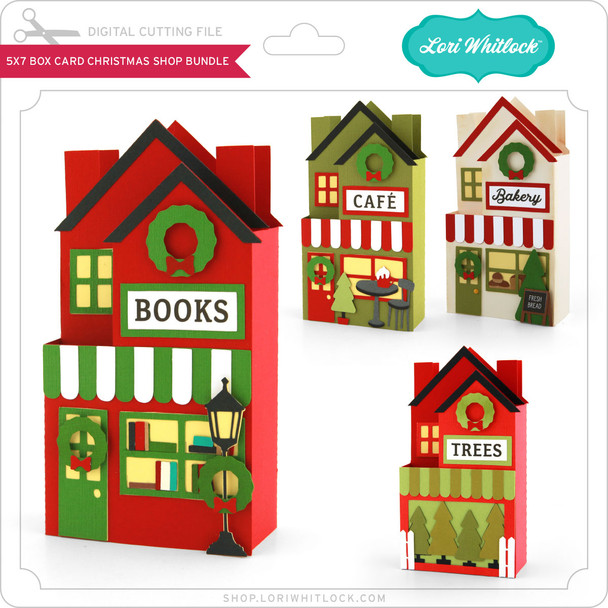 5x7 Box Card Christmas Shop Bundle