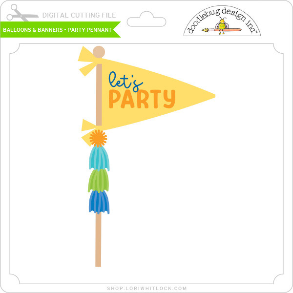 Balloons & Banners - Party Pennant