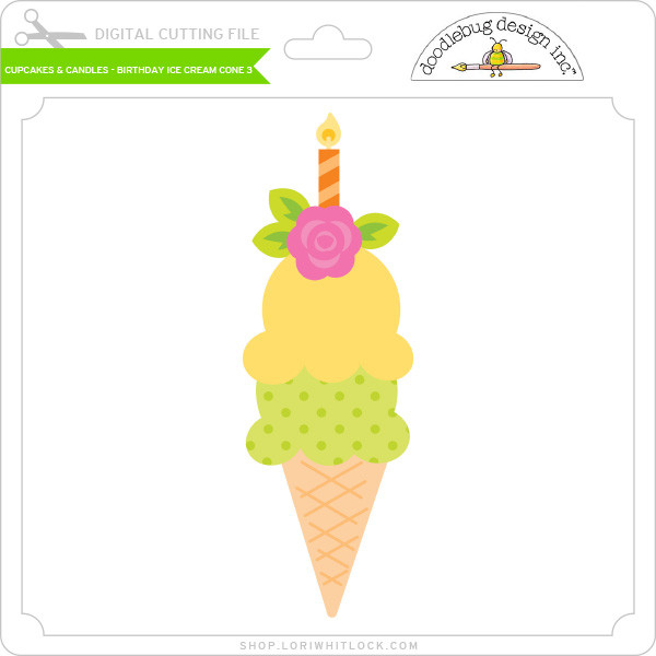 Cupcakes & Candles - Birthday Ice Cream Cone 3