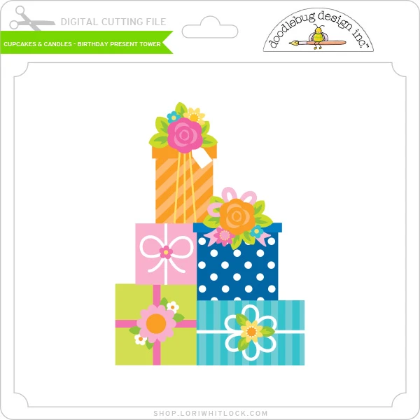 Cupcakes & Candles - Birthday Present Tower