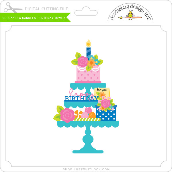 Cupcakes & Candles - Birthday Tower